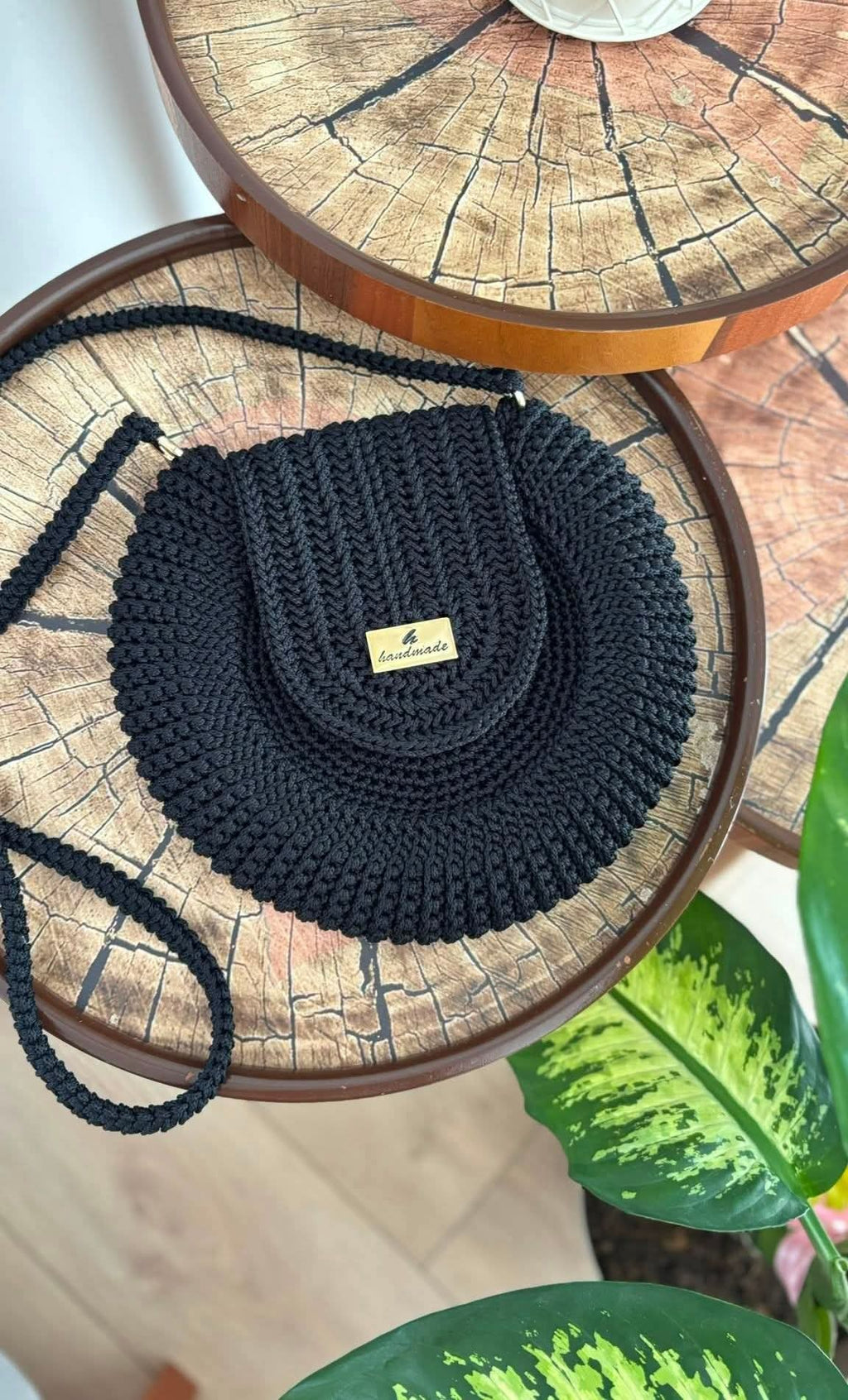 Eclipse Halo Handmade Crochet Bag
