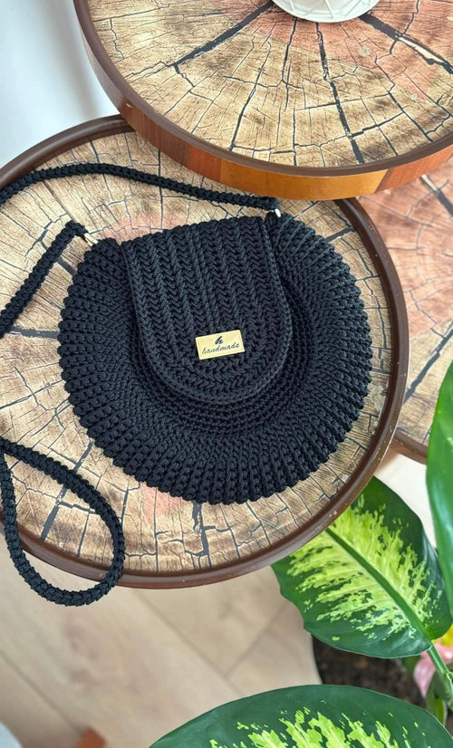 Eclipse Halo Handmade Crochet Bag
