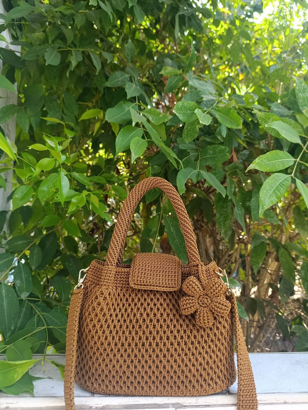 Luna Bloom Handmade Crochet Bag
