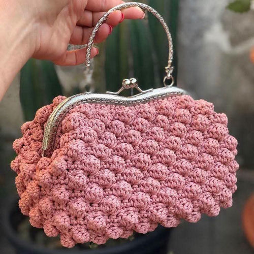 Blossom Clutch Handmade Crochet Bag