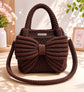 Luna Bow Handmade Crochet Bag