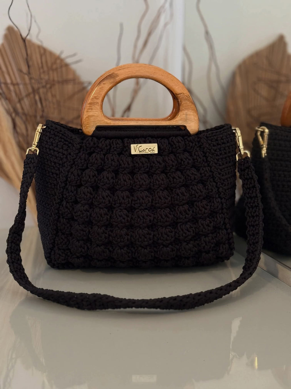 Noir Halo Handmade Crochet Bag