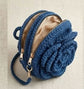 BloomShell Handmade Crochet Bag – Floral Round Cotton Crochet Purse for Women