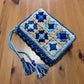 Blue Mosaic Handmade Crochet Bag