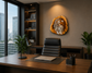Handmade Falcon Resin & Olive Wood Wall Art / Spirit of the Falcon