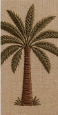 Palm Tree Handmade Embroidery Wall Art