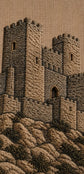 Ajloun Castle Handmade Embroidery Wall Art