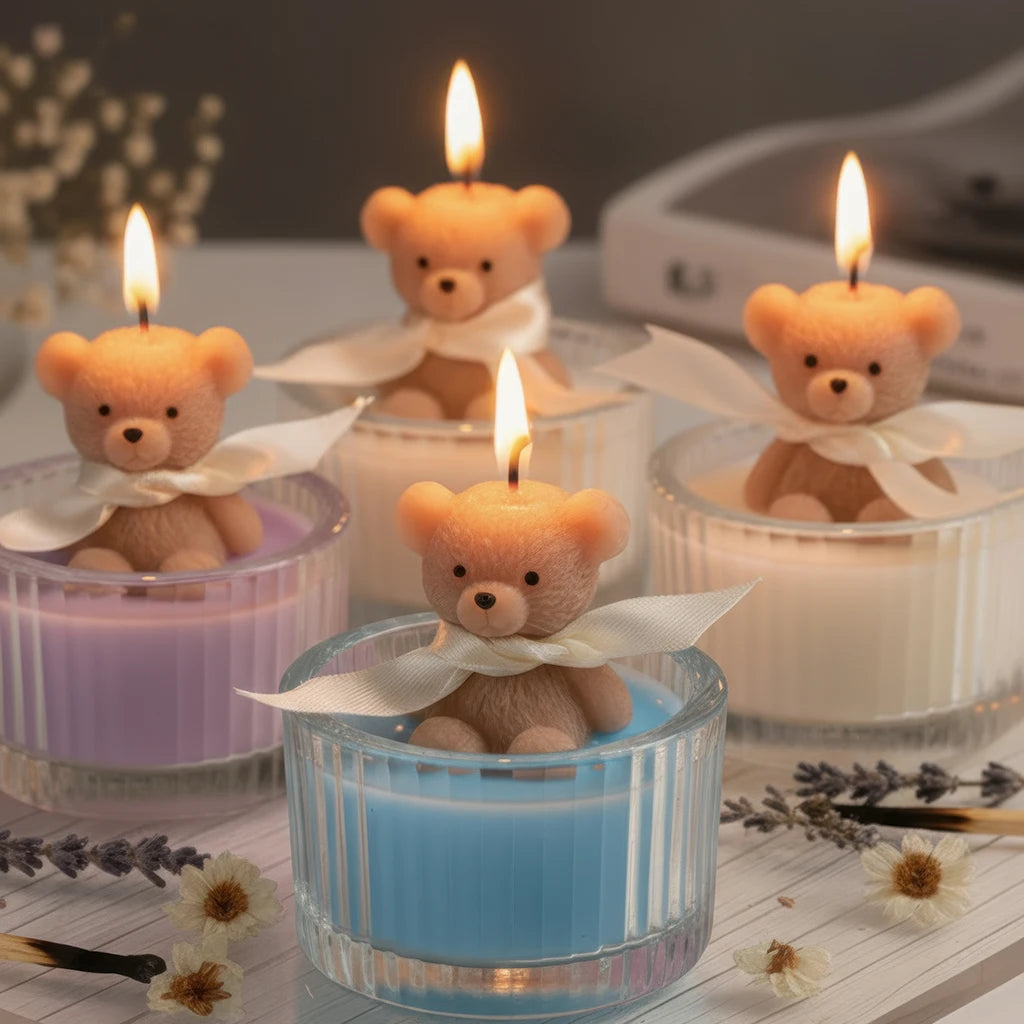 Teddy Glow Candle