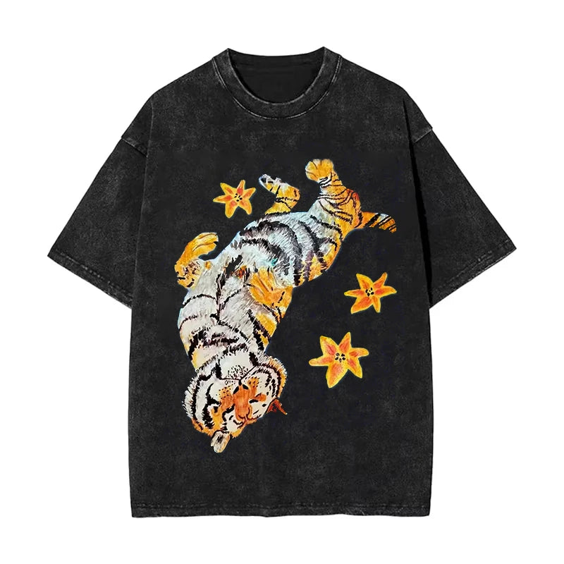 Vintage Leopard Y2K T Shirt