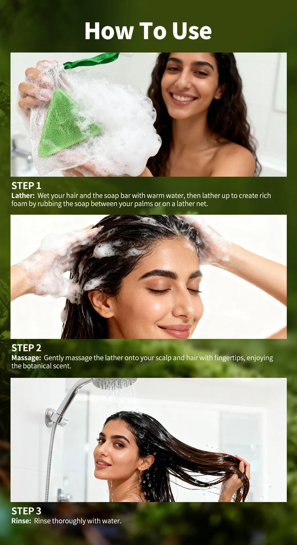 Herbal Hair Growth Shampoo Bar