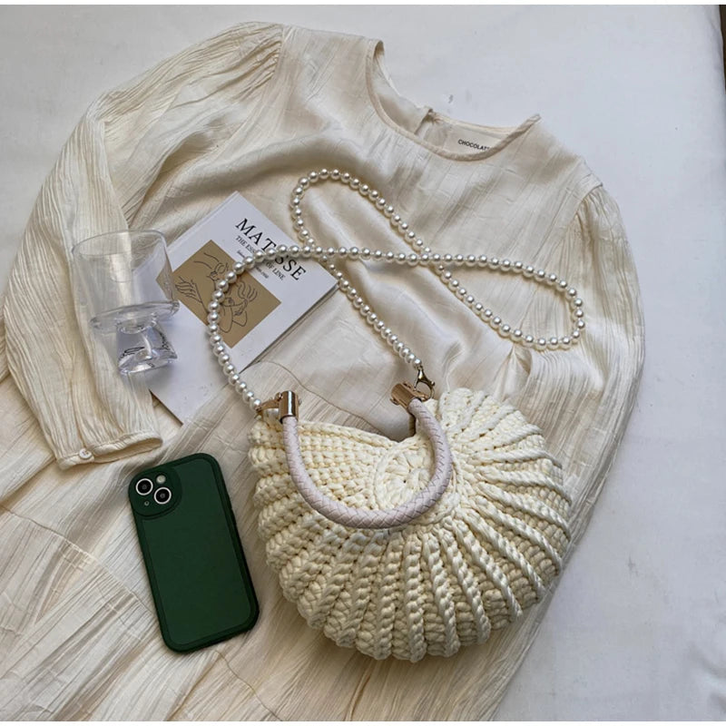 Conch Shell Crochet Bag
