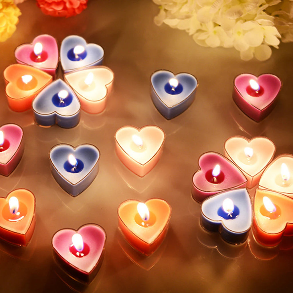 Heart Glow Candles