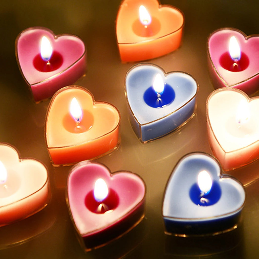 Heart Glow Candles
