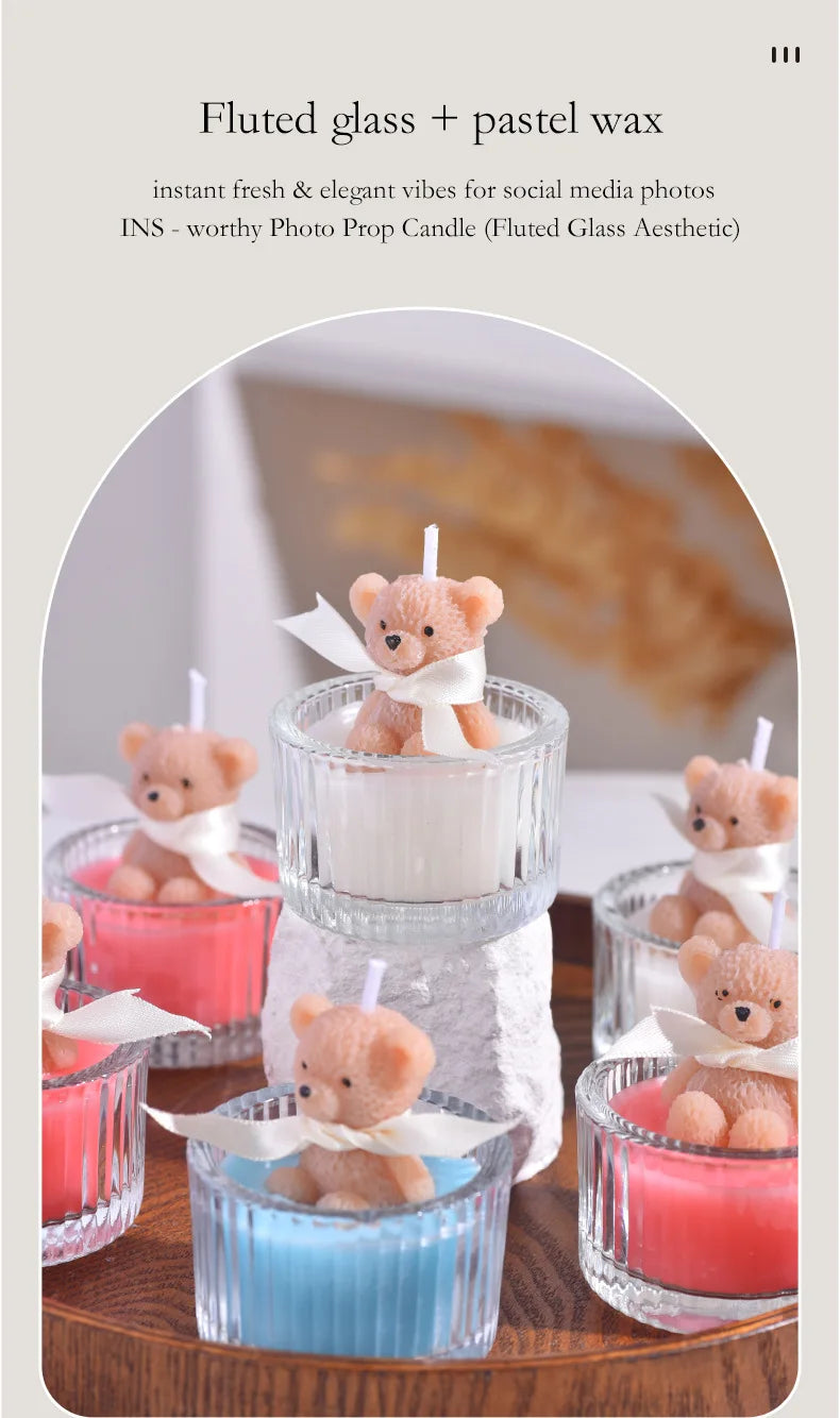 Teddy Glow Candle