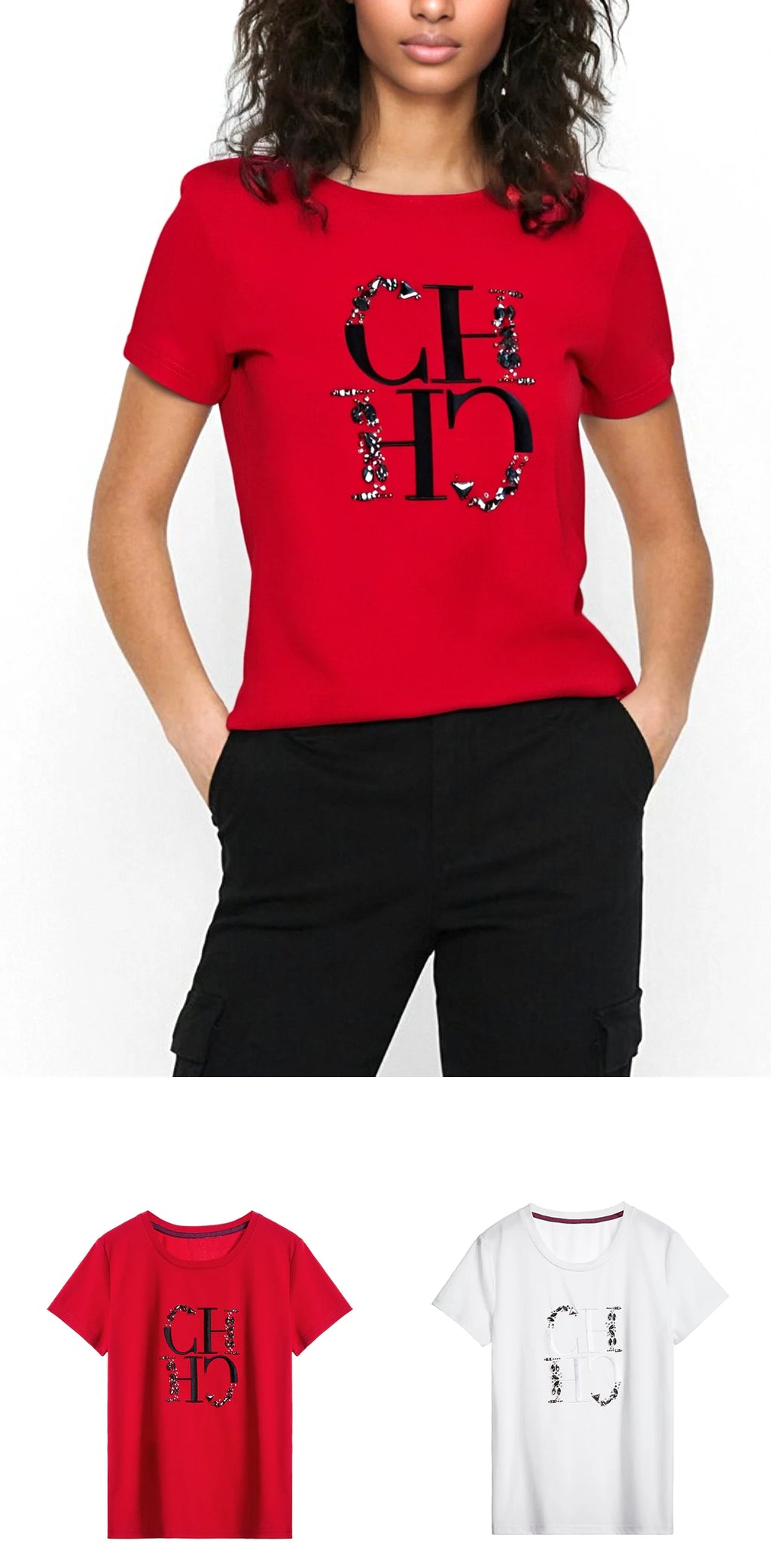 CHCH Embroidered T-Shirt