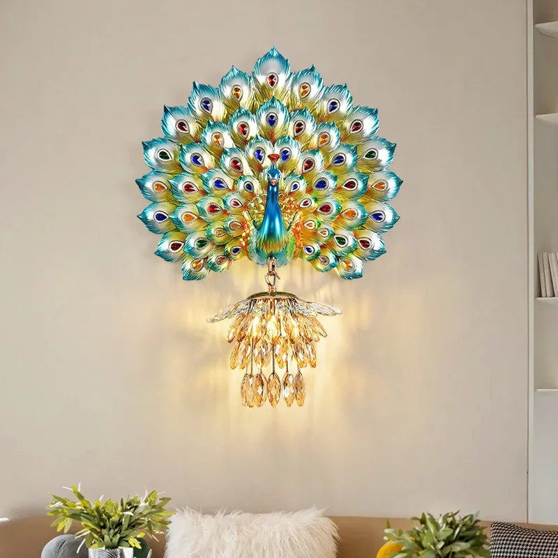Peacock Wall Lamp