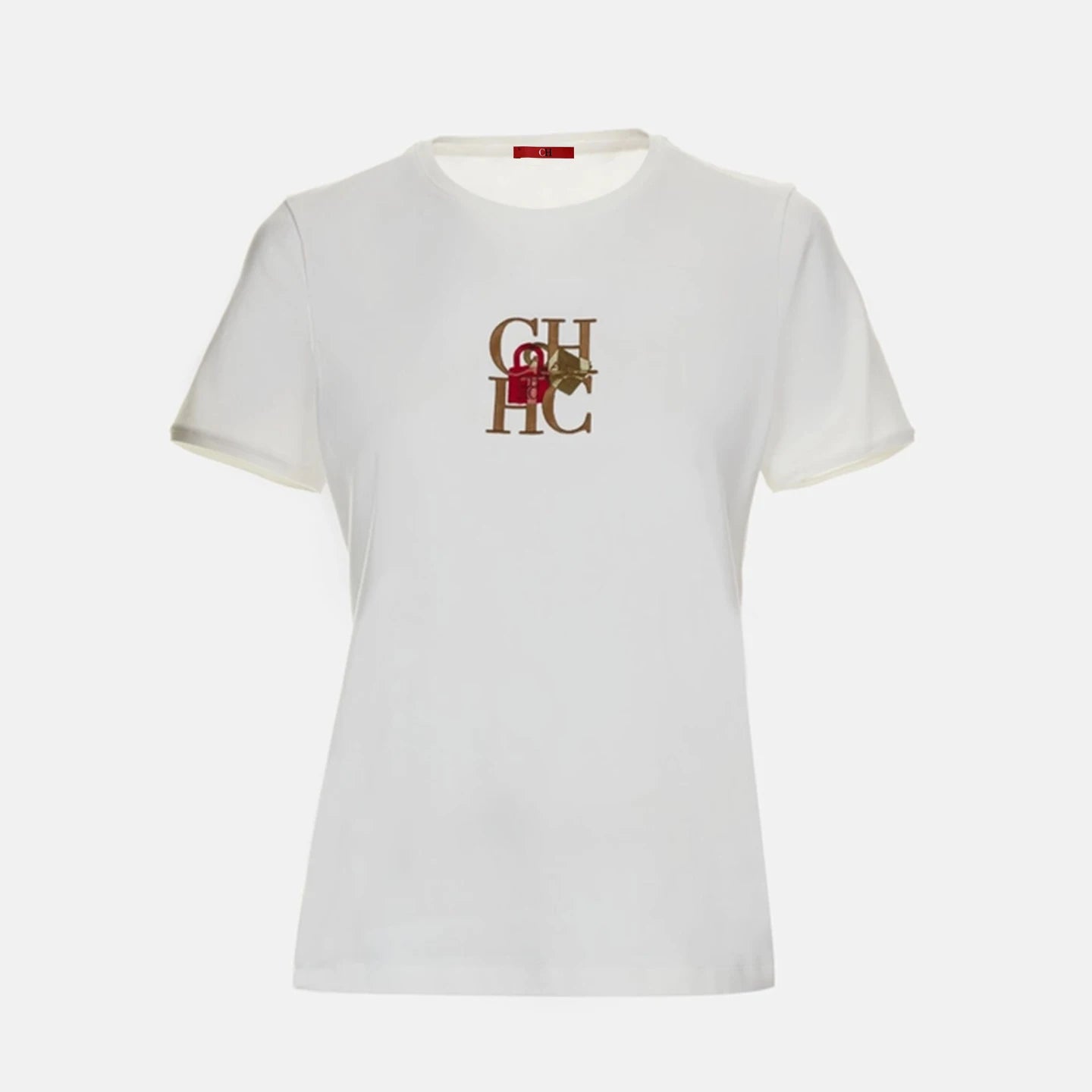 CH Embroidered Cotton T-shirt