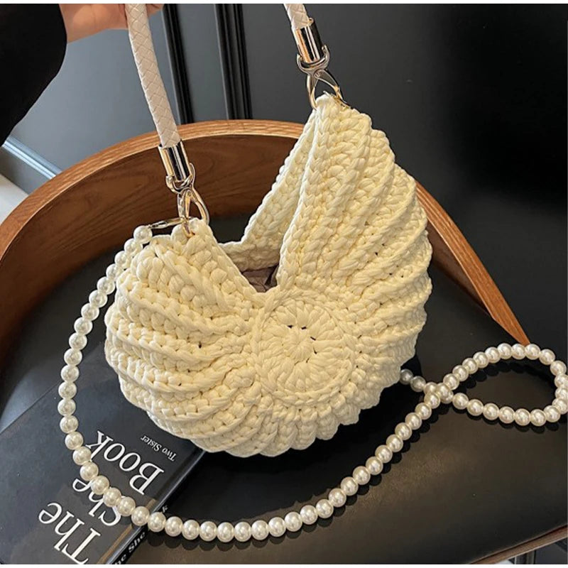 Conch Shell Crochet Bag