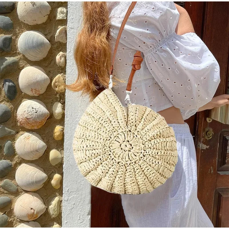 Conch Shell Crochet Bag