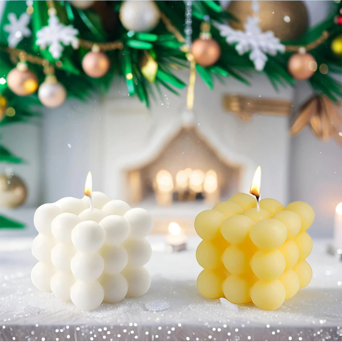 Vanilla Cube Candle