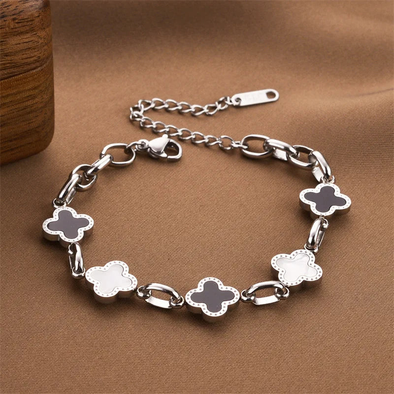 Lucky Clover Charm Bracelet