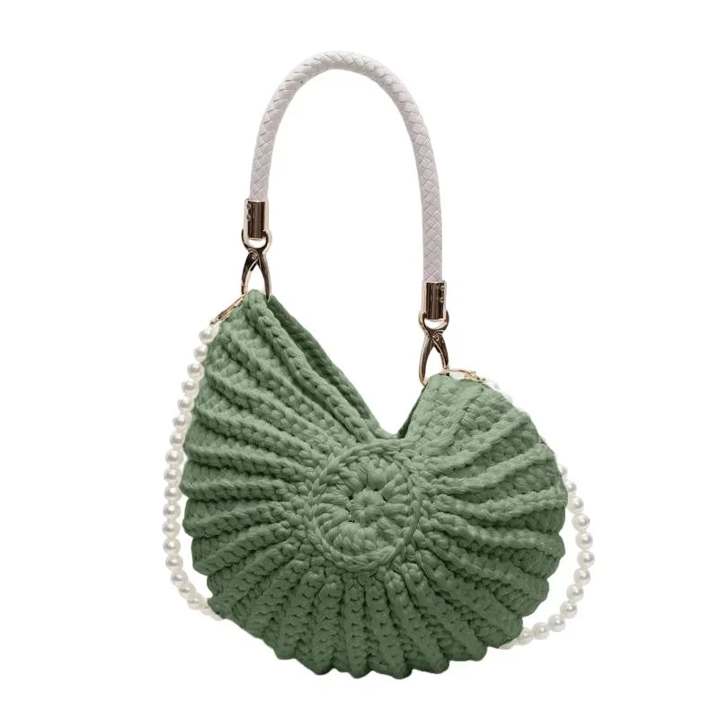 Conch Shell Crochet Bag