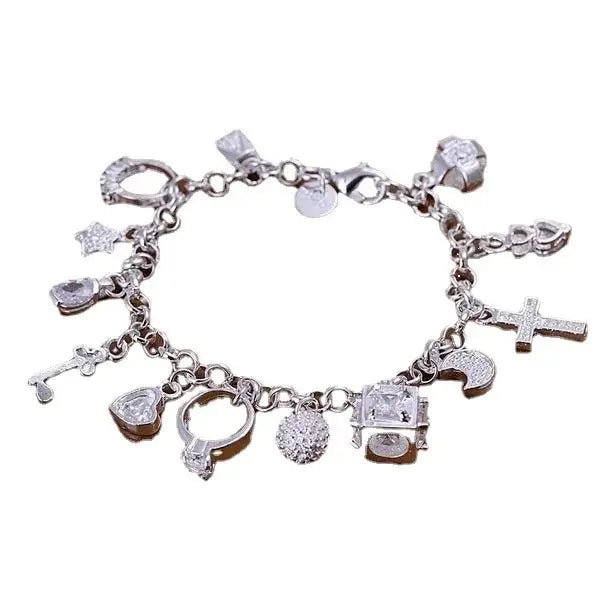 Silver Charm Bracelet