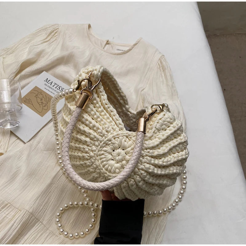 Conch Shell Crochet Bag
