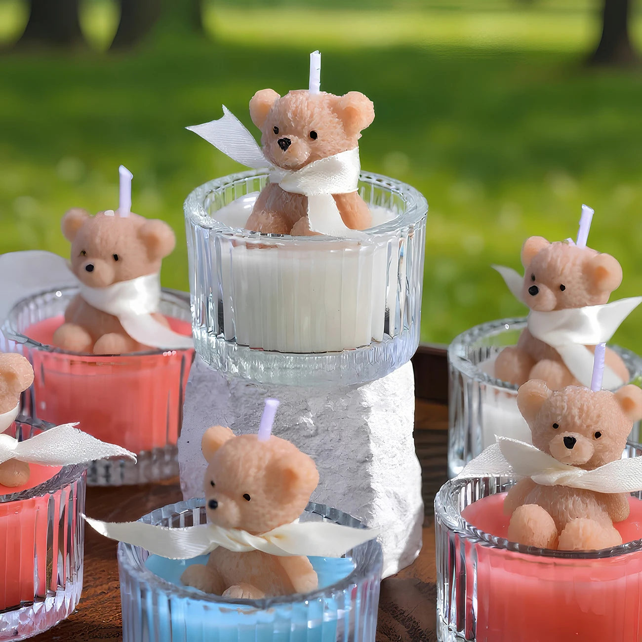 Teddy Glow Candle