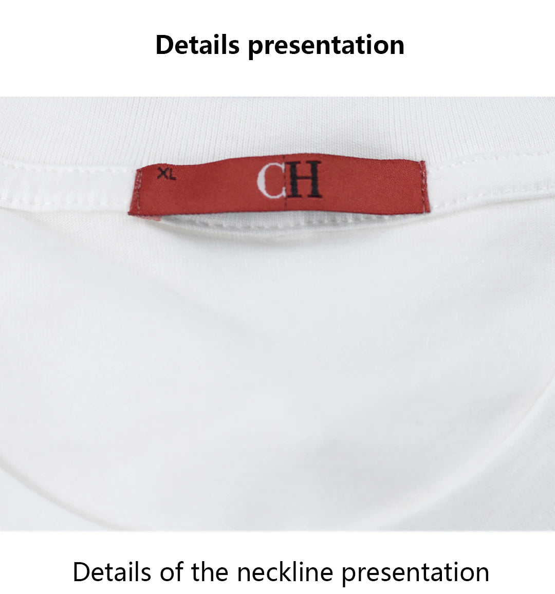 CH Embroidered Cotton T-shirt