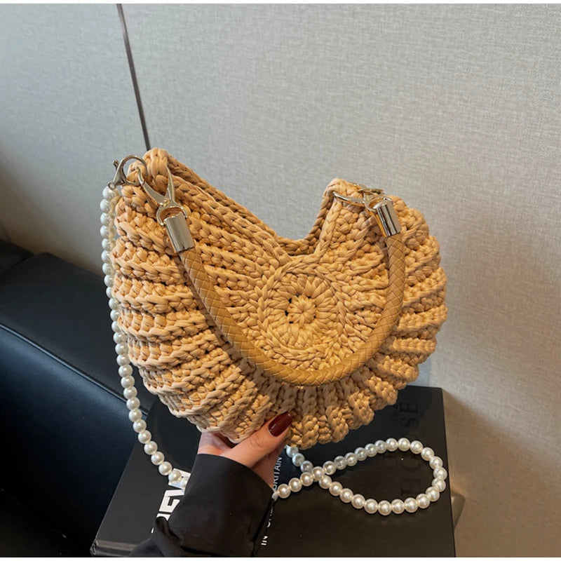 Conch Shell Crochet Bag
