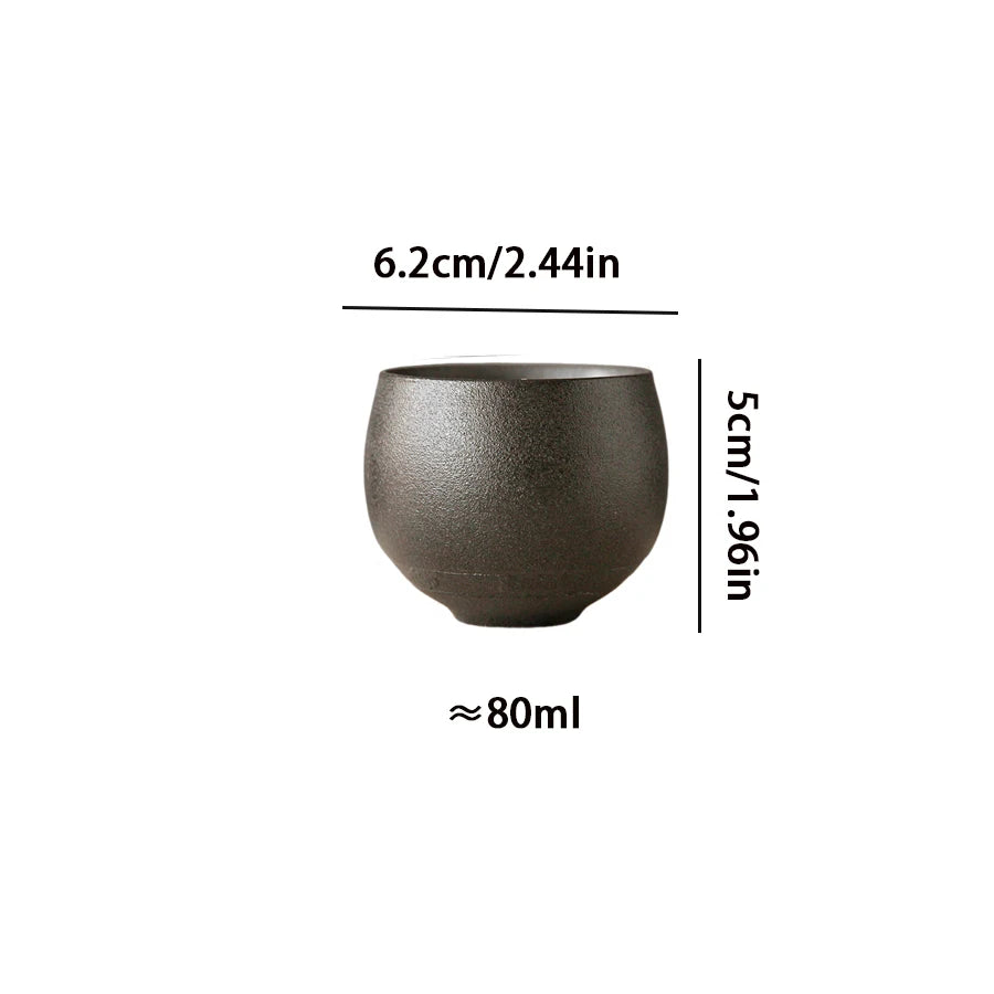Japanese Stoneware Tea Cup 80ml