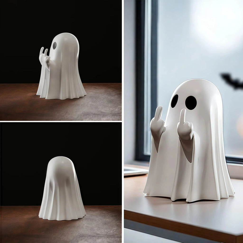Funny Middle Finger Ghost