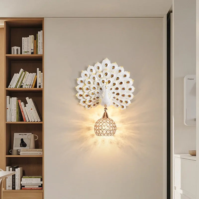 Peacock Wall Lamp