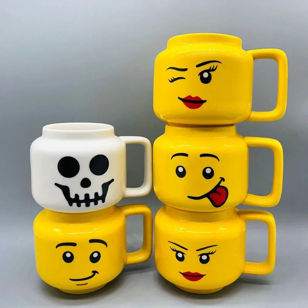 Funny Face Ceramic Mug