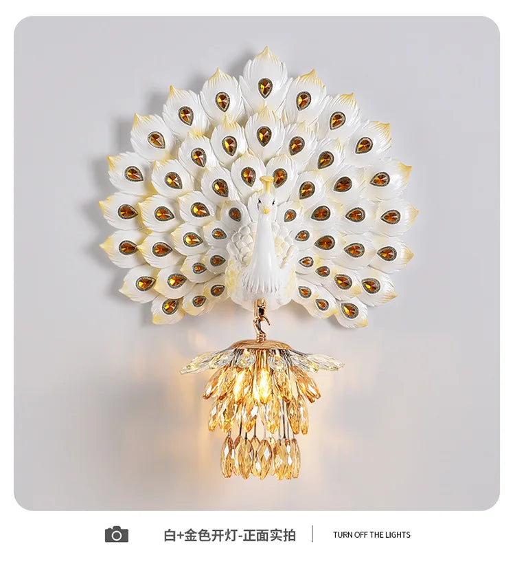 Peacock Wall Lamp