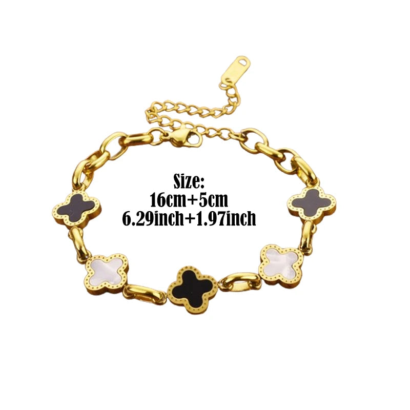 Lucky Clover Charm Bracelet