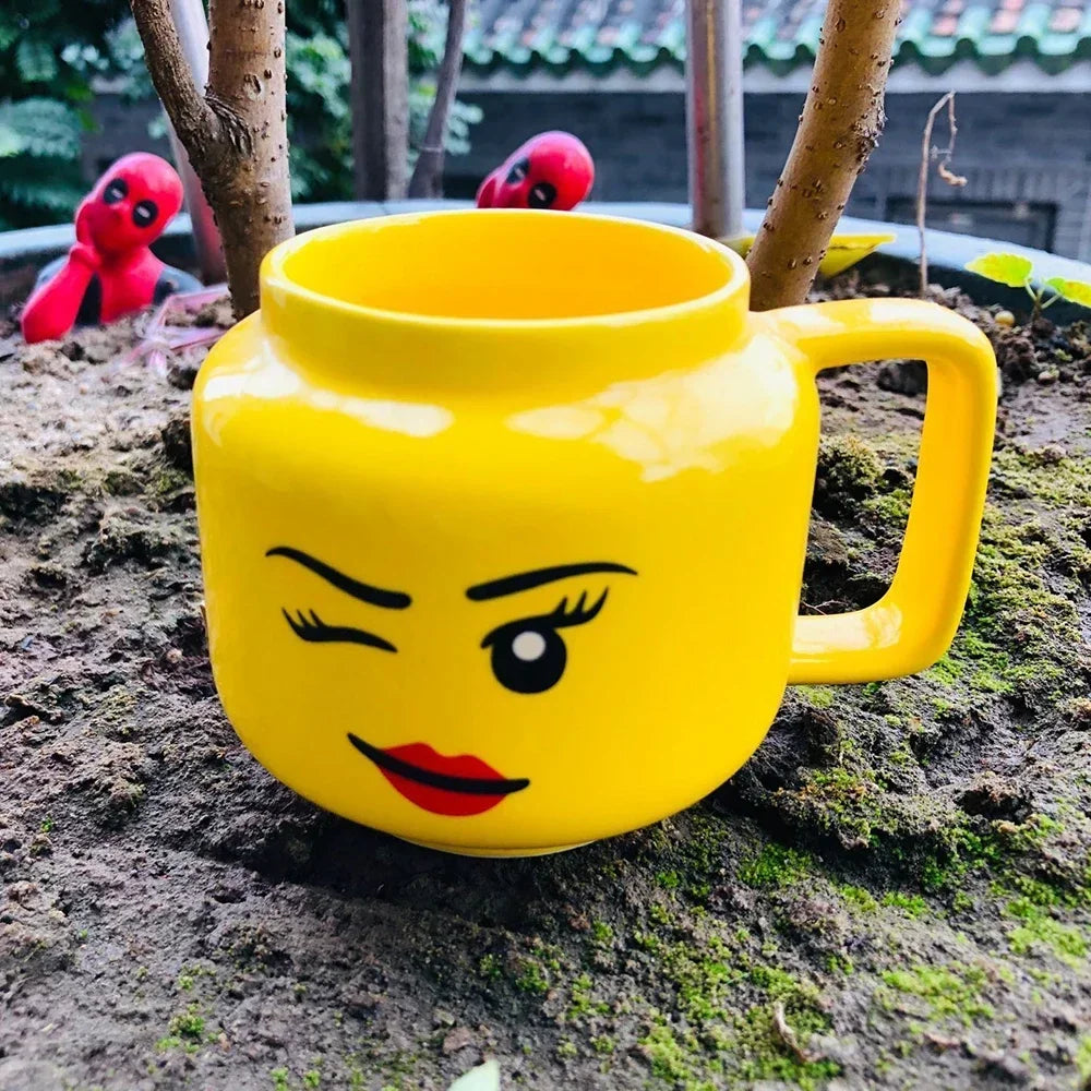 Funny Face Ceramic Mug