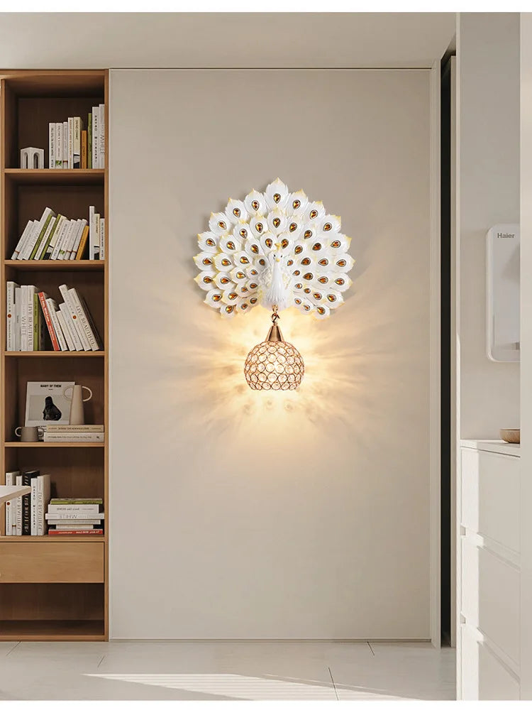Peacock Wall Lamp