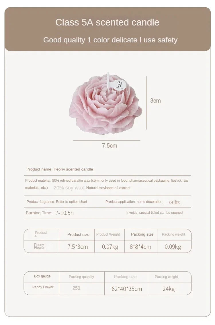 Peony Aroma Candle