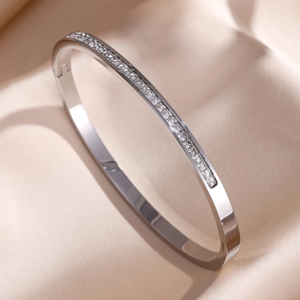 Zirconia Stack Bracelet