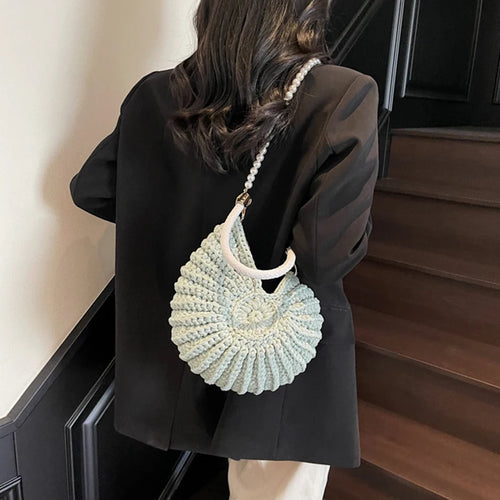 Conch Shell Crochet Bag