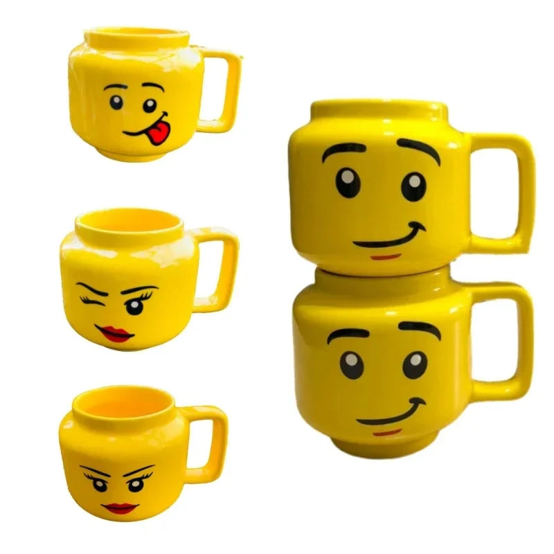 Funny Face Ceramic Mug