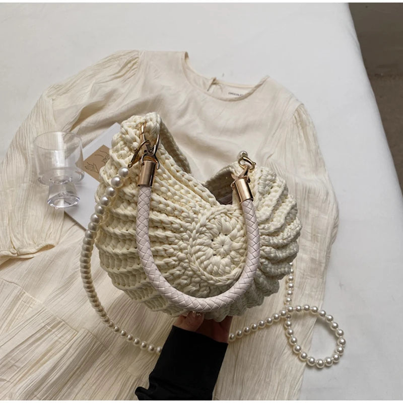 Conch Shell Crochet Bag