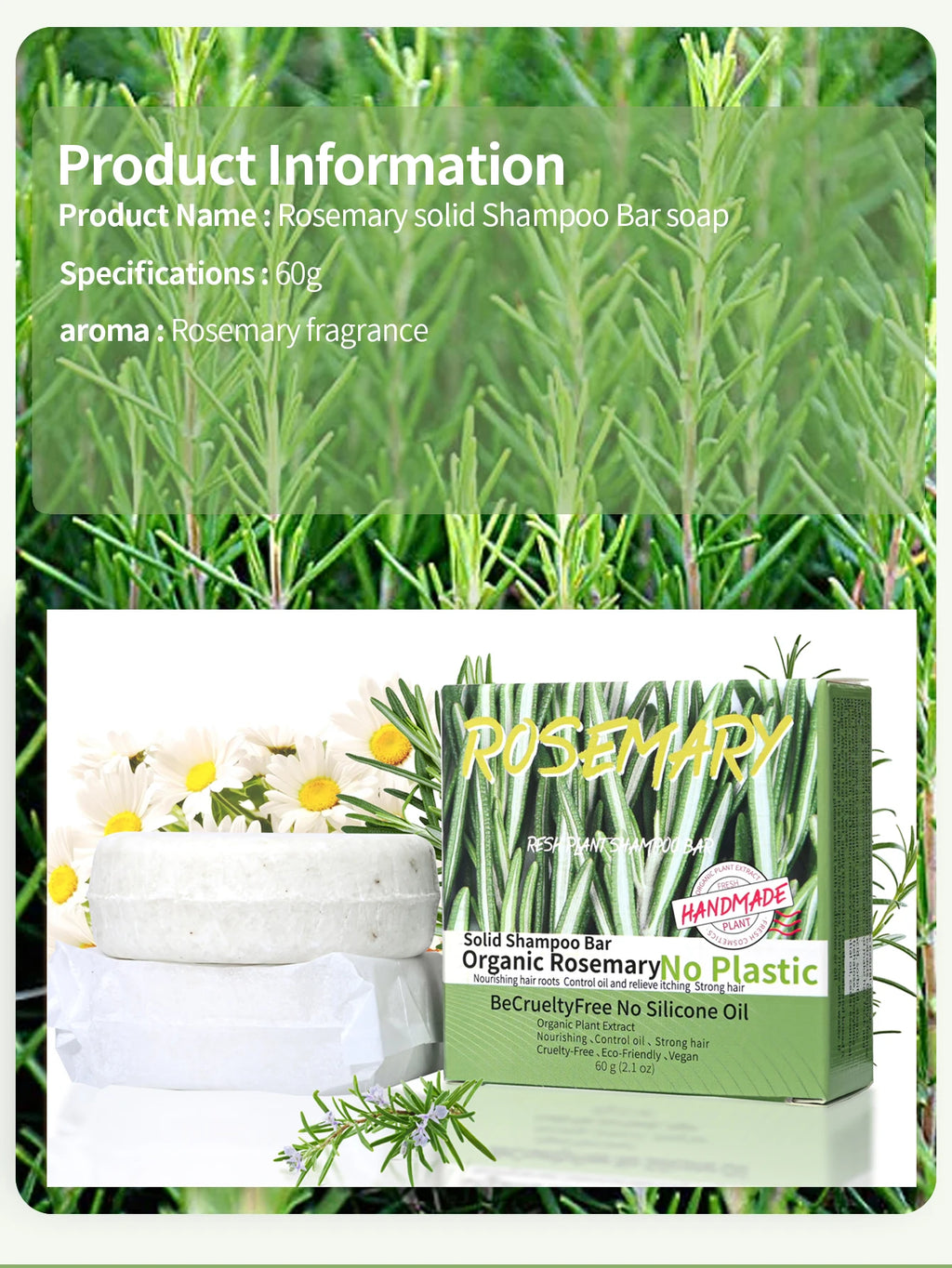 Rosemary Shampoo Soap