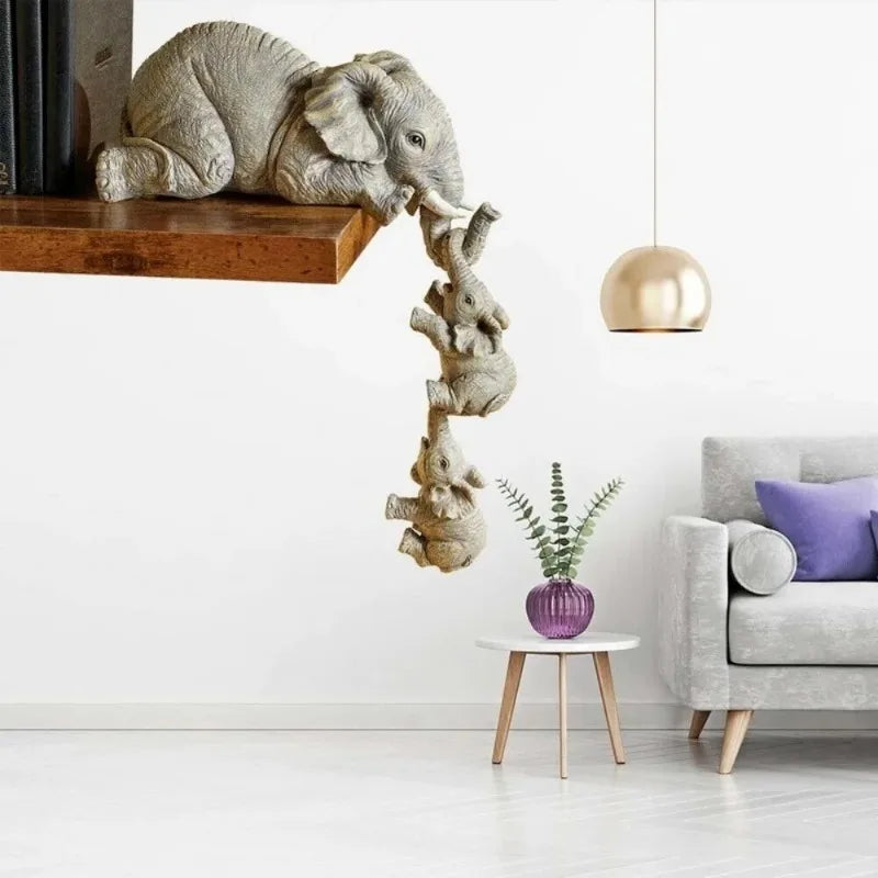 Cute Elephant Hug Decor