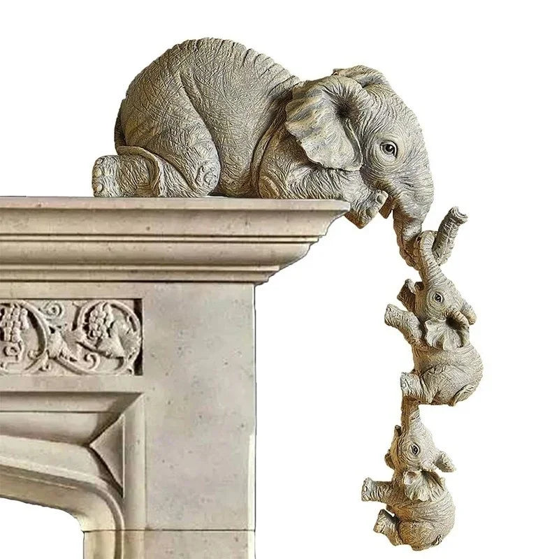 Cute Elephant Hug Decor