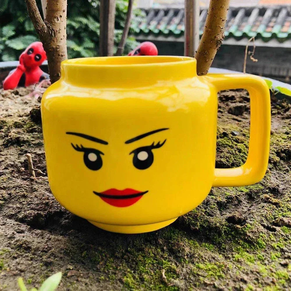 Funny Face Ceramic Mug