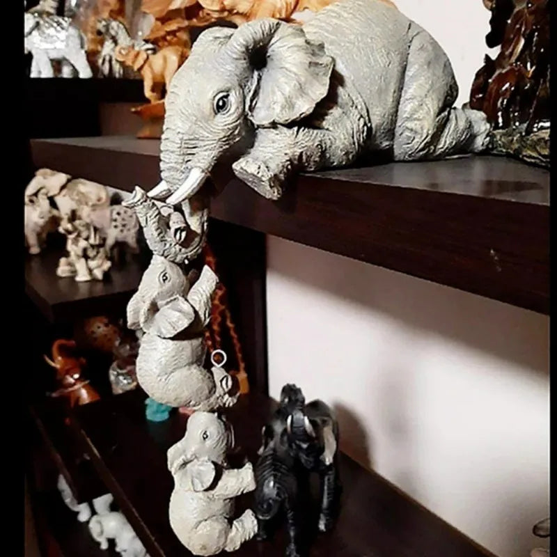 Cute Elephant Hug Decor