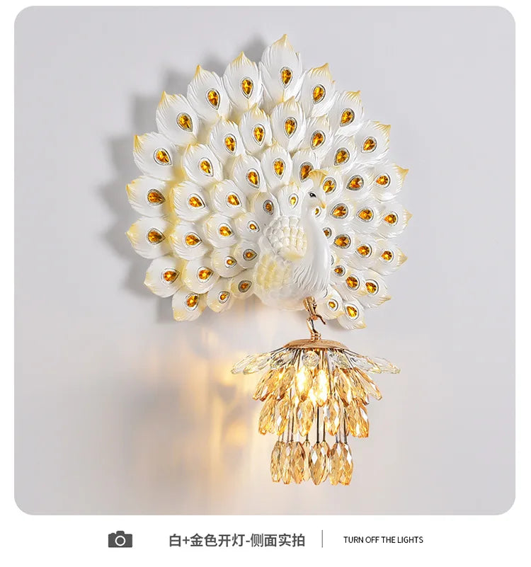Peacock Wall Lamp